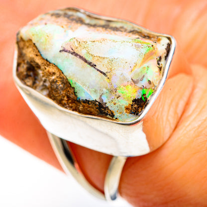 Ethiopian Opal Rings handcrafted by Ana Silver Co - RING127529