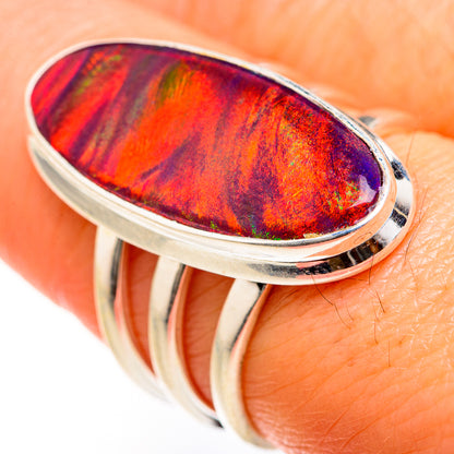 Aura Opal Rings handcrafted by Ana Silver Co - RING127530