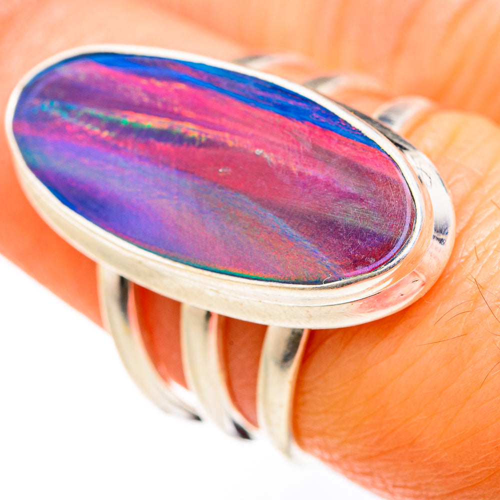 Aura Opal Rings handcrafted by Ana Silver Co - RING127532