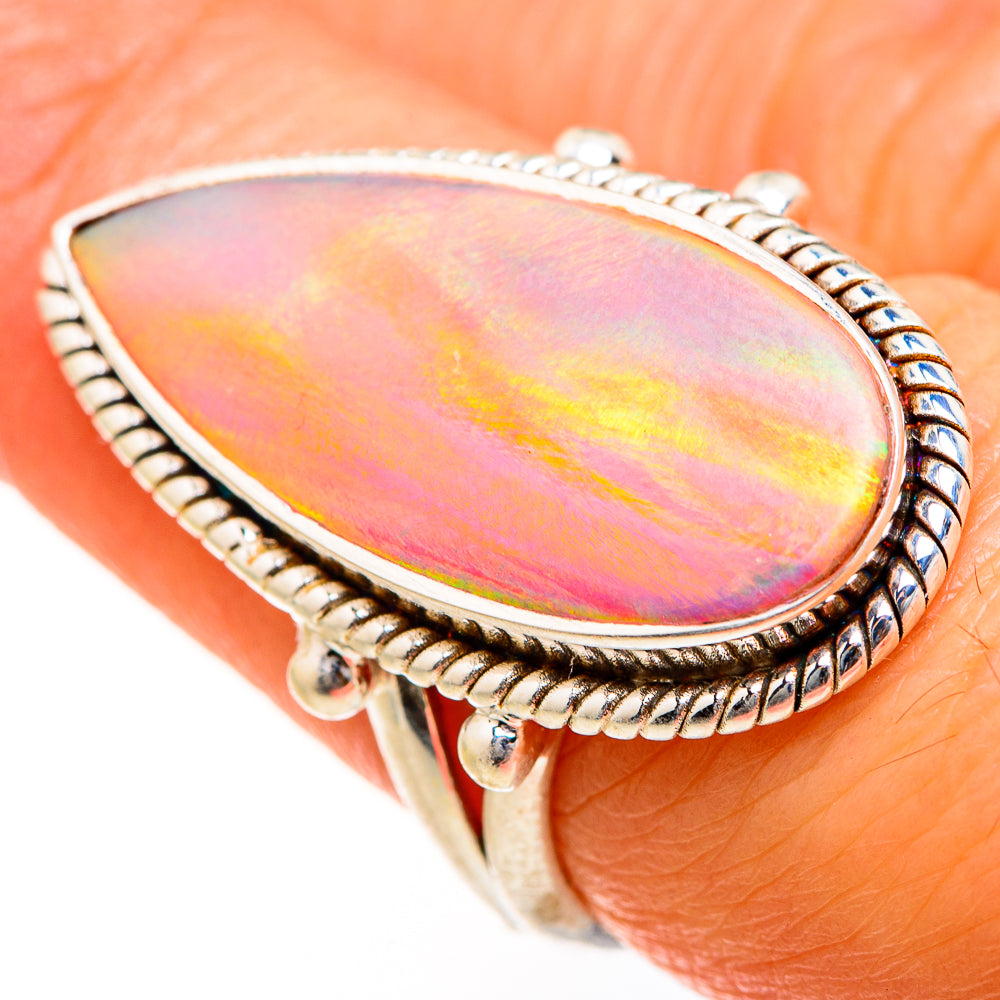 Aura Opal Rings handcrafted by Ana Silver Co - RING127542