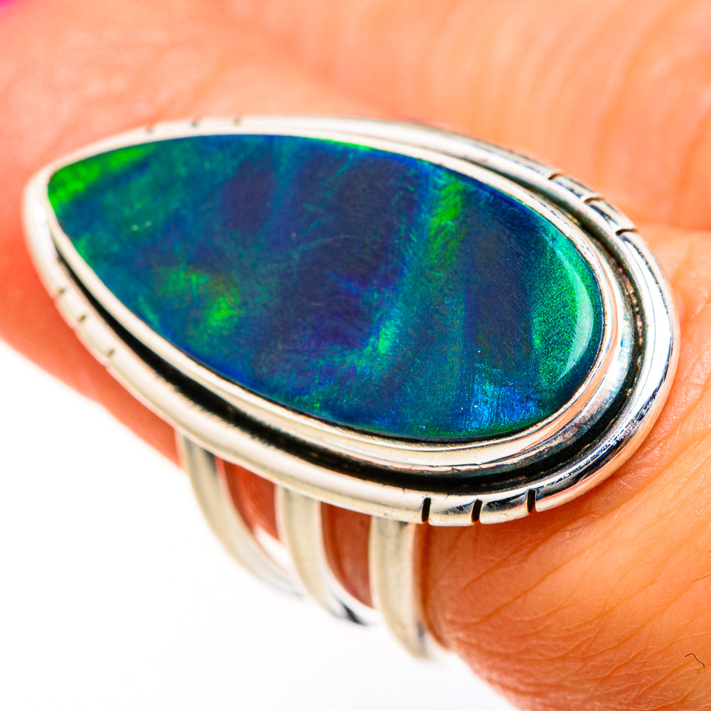 Aura Opal Rings handcrafted by Ana Silver Co - RING127557