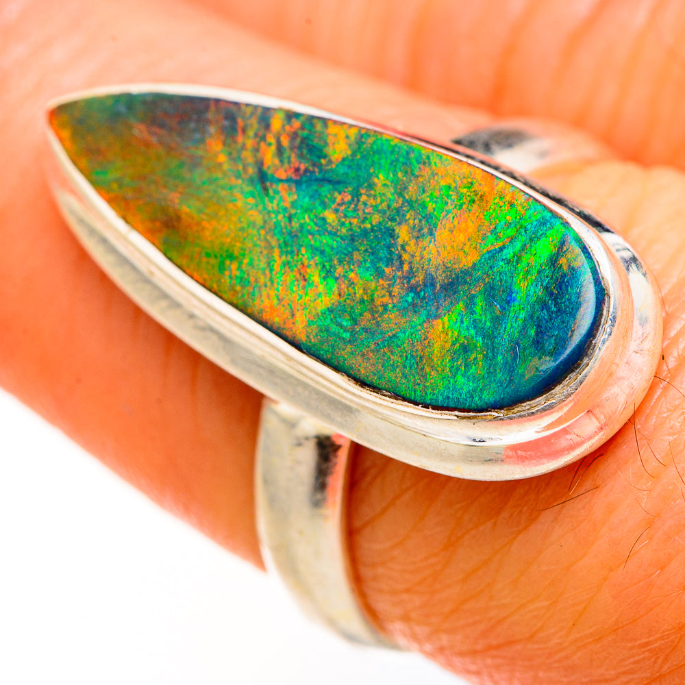 Aura Opal Rings handcrafted by Ana Silver Co - RING127570