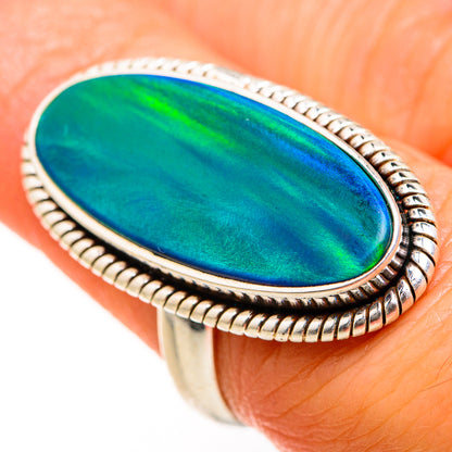 Aura Opal Rings handcrafted by Ana Silver Co - RING127571