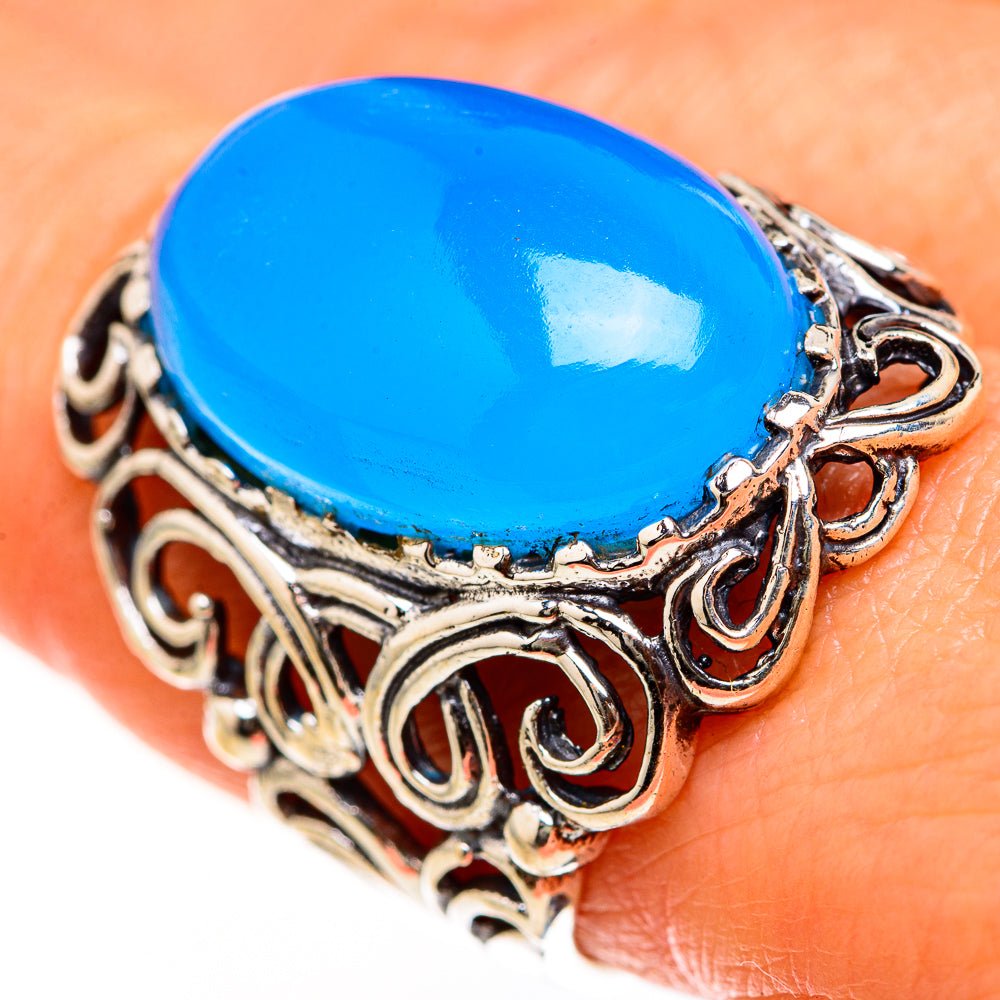 Chalcedony Rings handcrafted by Ana Silver Co - RING127580