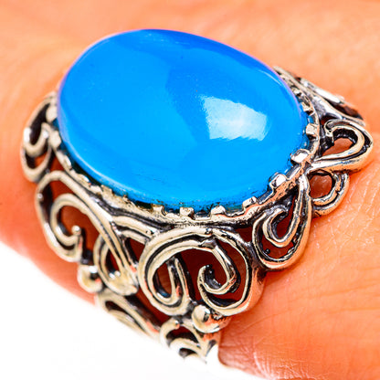 Chalcedony Rings handcrafted by Ana Silver Co - RING127580