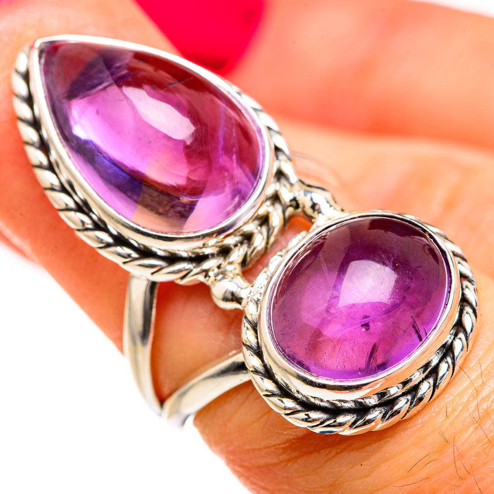Amethyst Rings handcrafted by Ana Silver Co - RING127584
