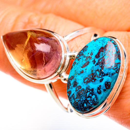 Shattuckite Rings handcrafted by Ana Silver Co - RING127587