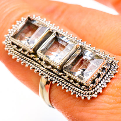 White Quartz Rings handcrafted by Ana Silver Co - RING127595