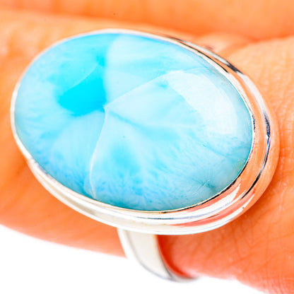 Larimar Rings handcrafted by Ana Silver Co - RING127610