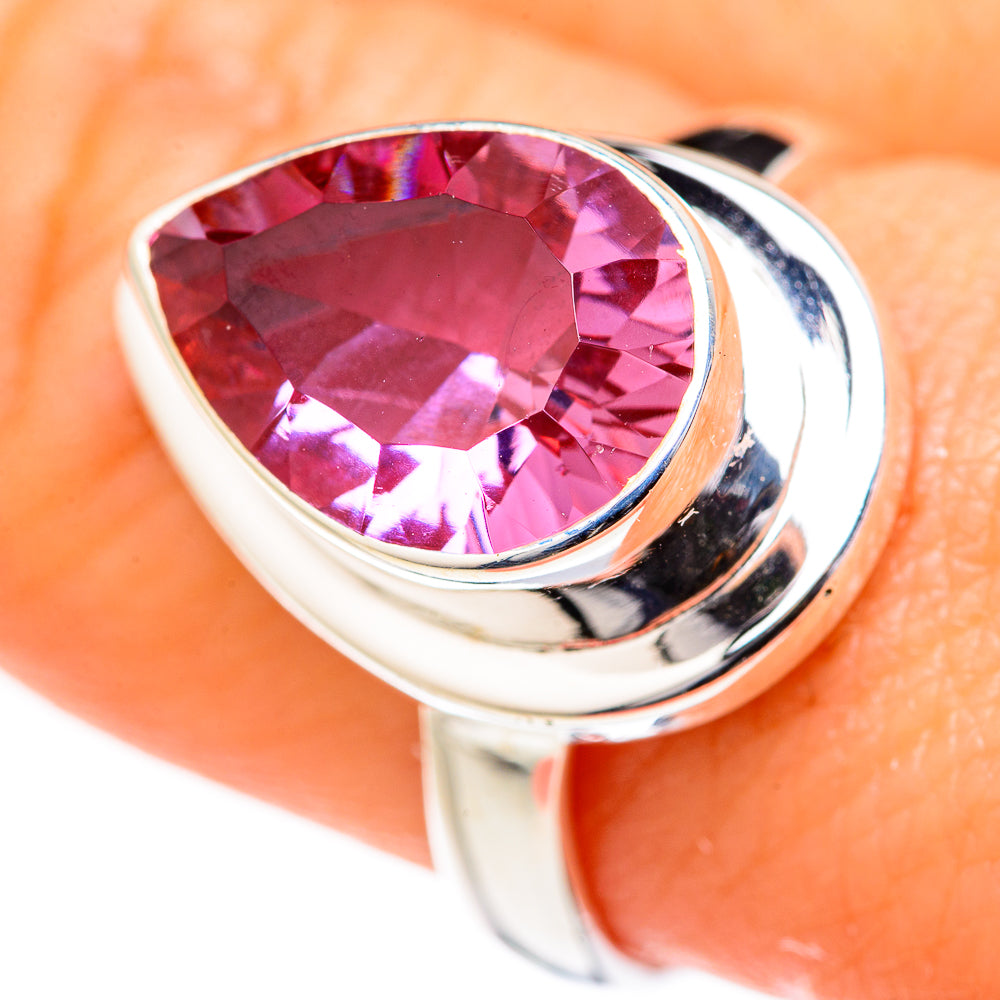 Color Change Alexandrite  (Lab.) Rings handcrafted by Ana Silver Co - RING127617