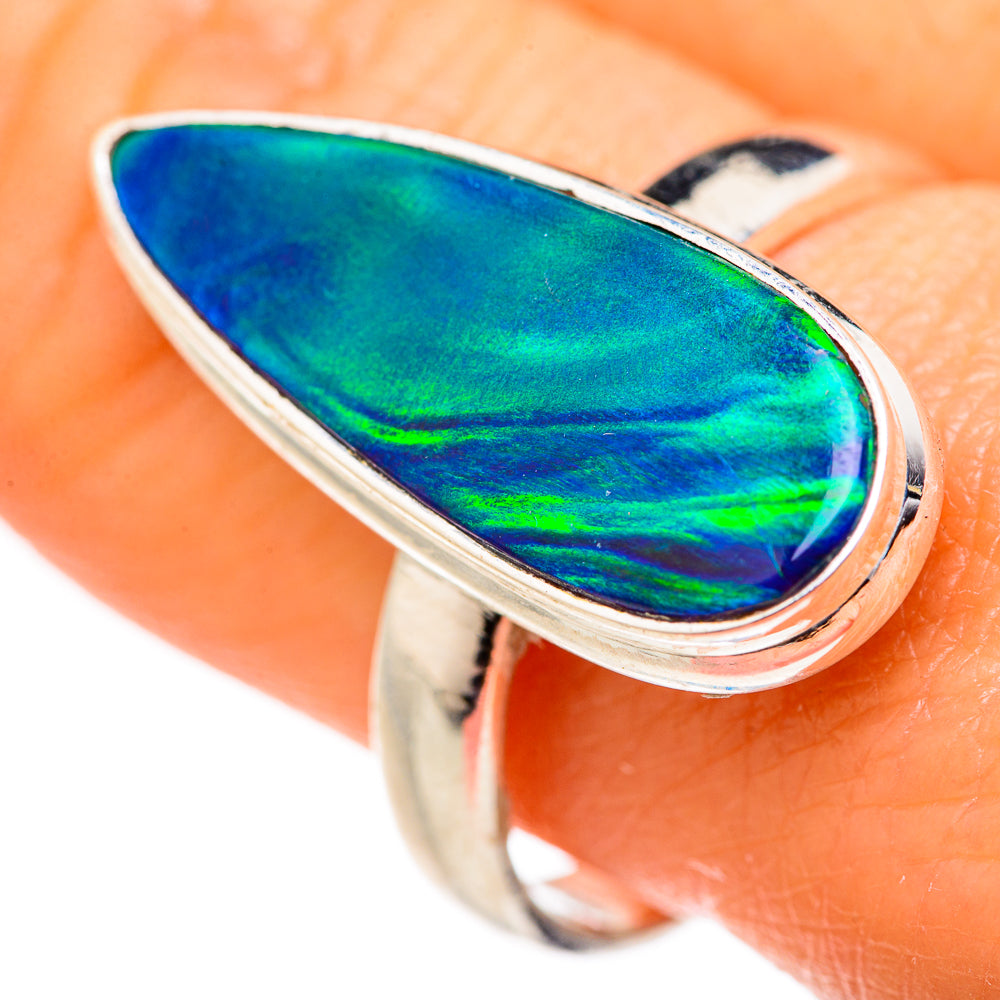 Aura Opal Rings handcrafted by Ana Silver Co - RING127622