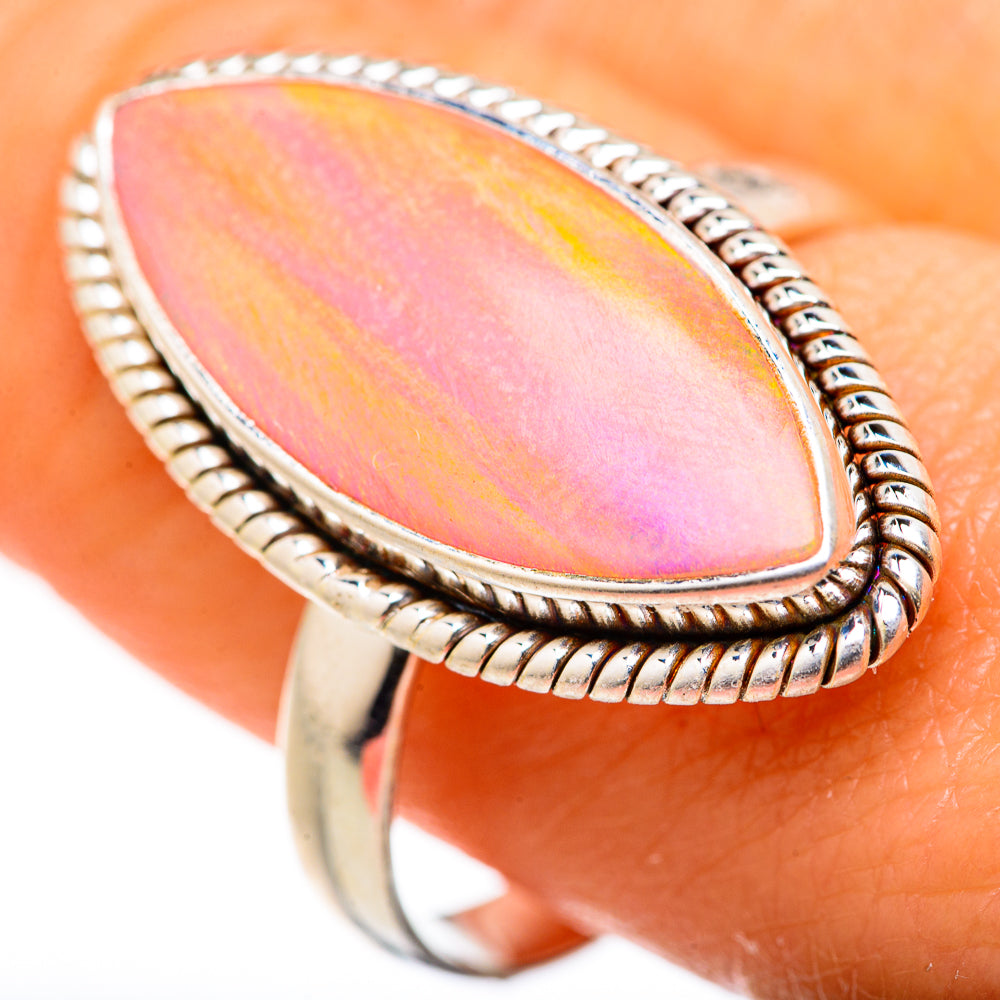 Aura Opal Rings handcrafted by Ana Silver Co - RING127623