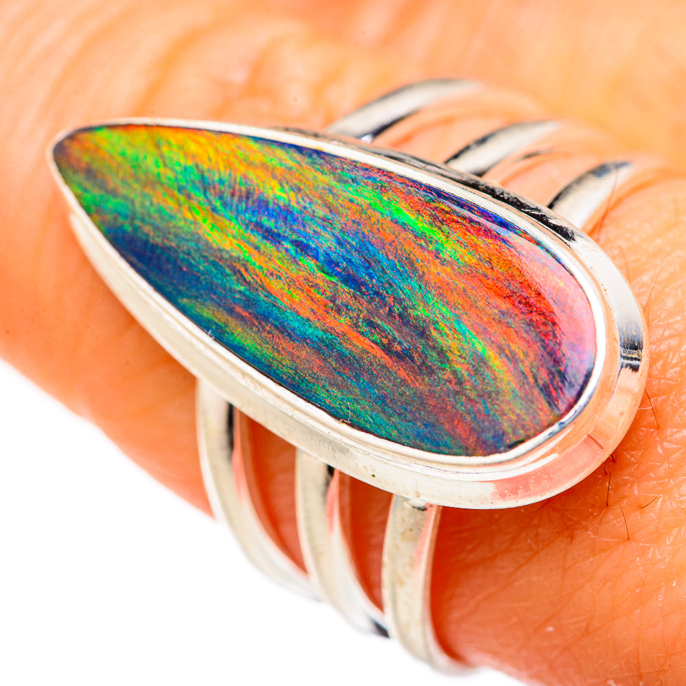 Aura Opal Rings handcrafted by Ana Silver Co - RING127624
