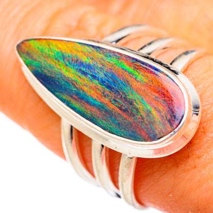 Aura Opal Rings handcrafted by Ana Silver Co - RING127624