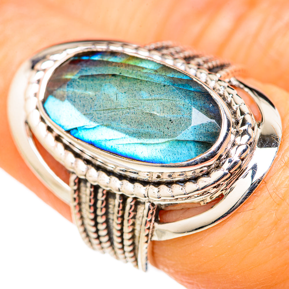 Labradorite Rings handcrafted by Ana Silver Co - RING127634