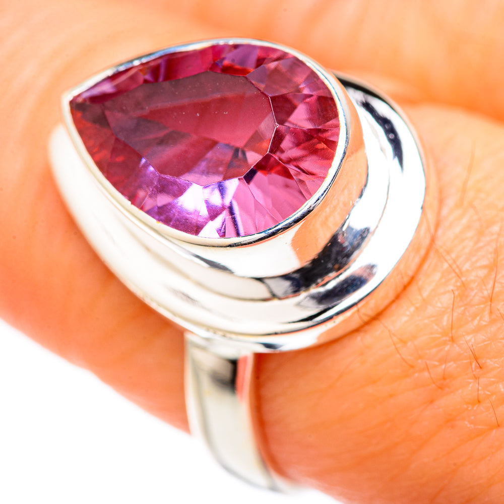 Color Change Alexandrite  (Lab.) Rings handcrafted by Ana Silver Co - RING127643
