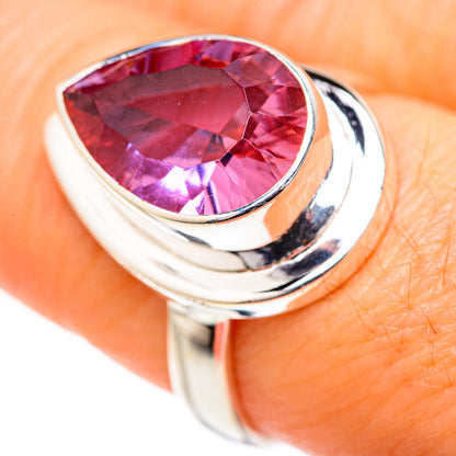 Color Change Alexandrite  (Lab.) Rings handcrafted by Ana Silver Co - RING127643