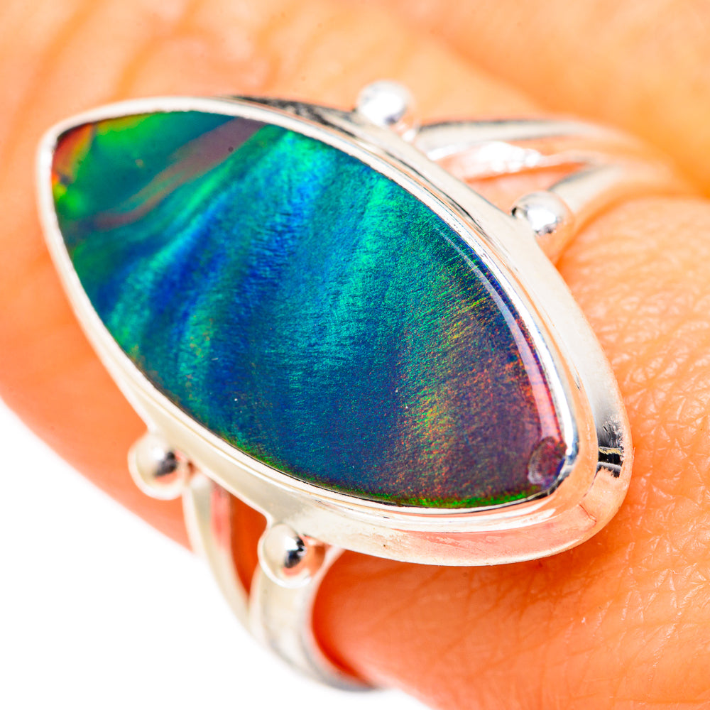 Aura Opal Rings handcrafted by Ana Silver Co - RING127646
