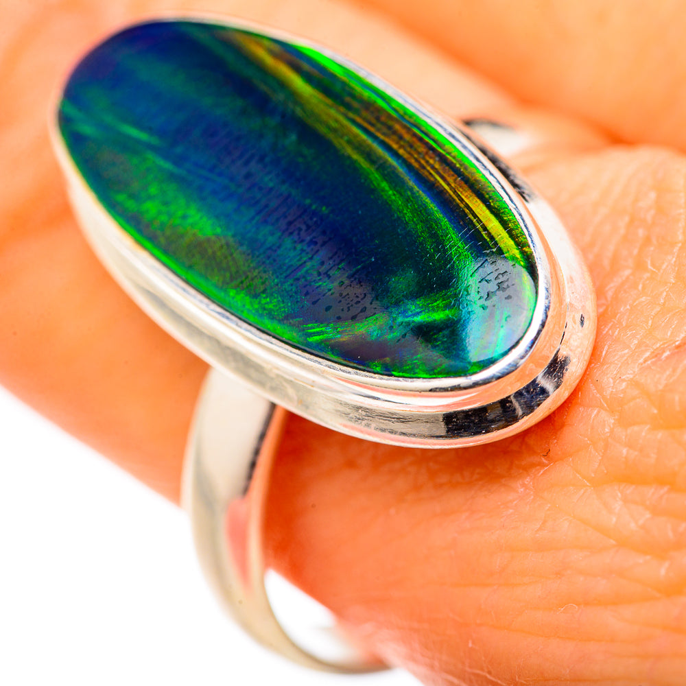 Aura Opal Rings handcrafted by Ana Silver Co - RING127648