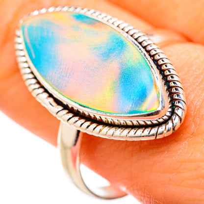 Aura Opal Rings handcrafted by Ana Silver Co - RING127649