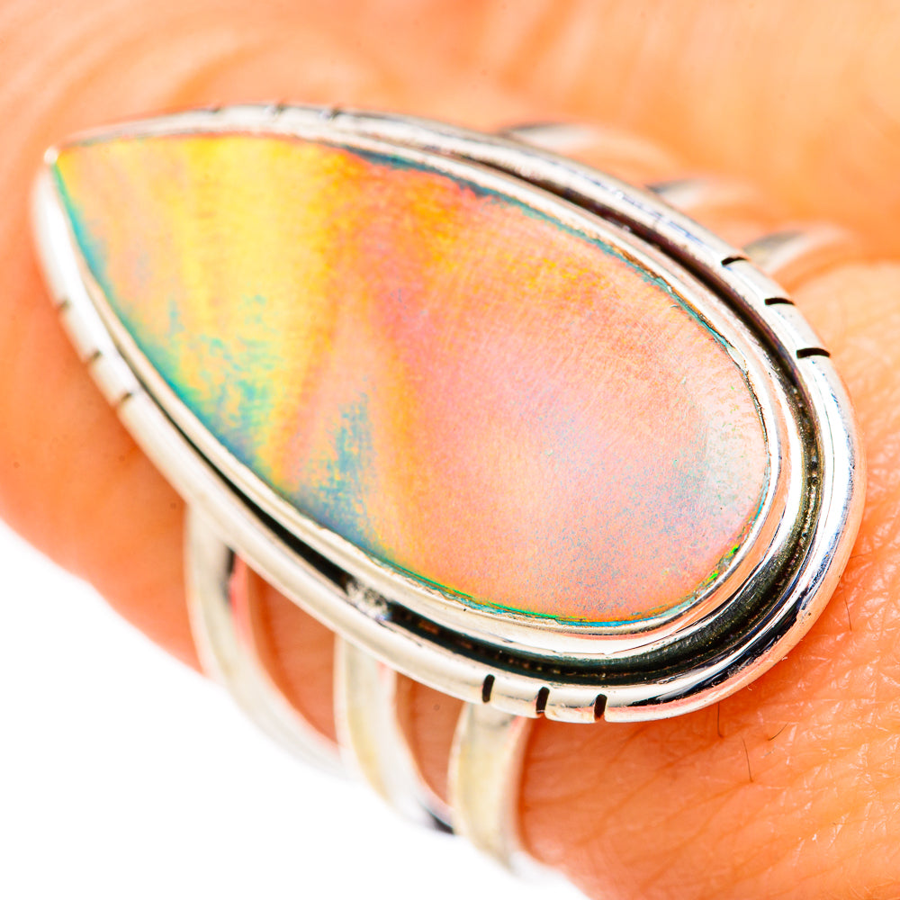 Aura Opal Rings handcrafted by Ana Silver Co - RING127650
