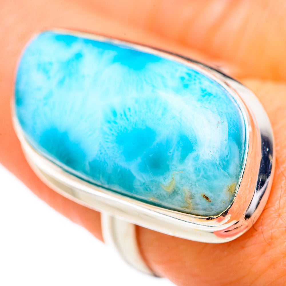Larimar Rings handcrafted by Ana Silver Co - RING127658