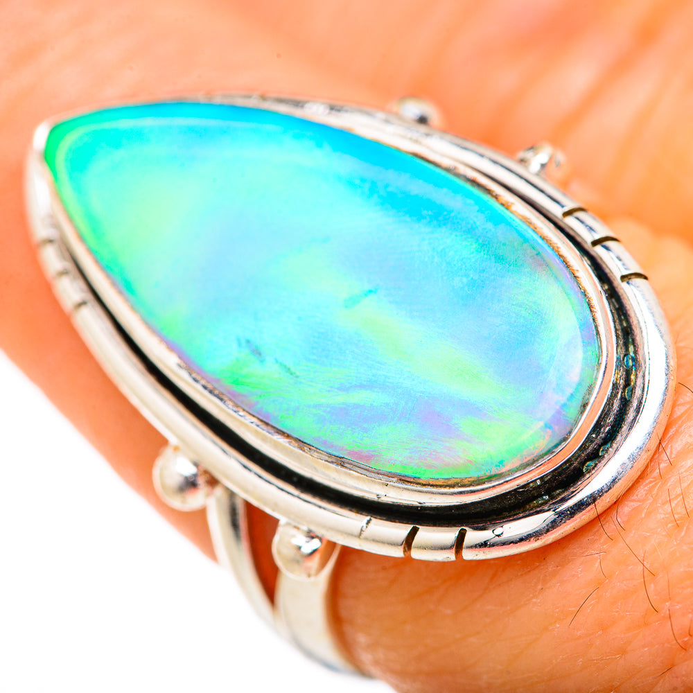 Aura Opal Rings handcrafted by Ana Silver Co - RING127669