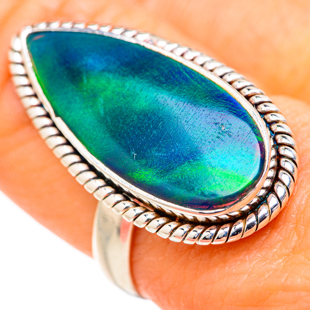 Aura Opal Rings handcrafted by Ana Silver Co - RING127674