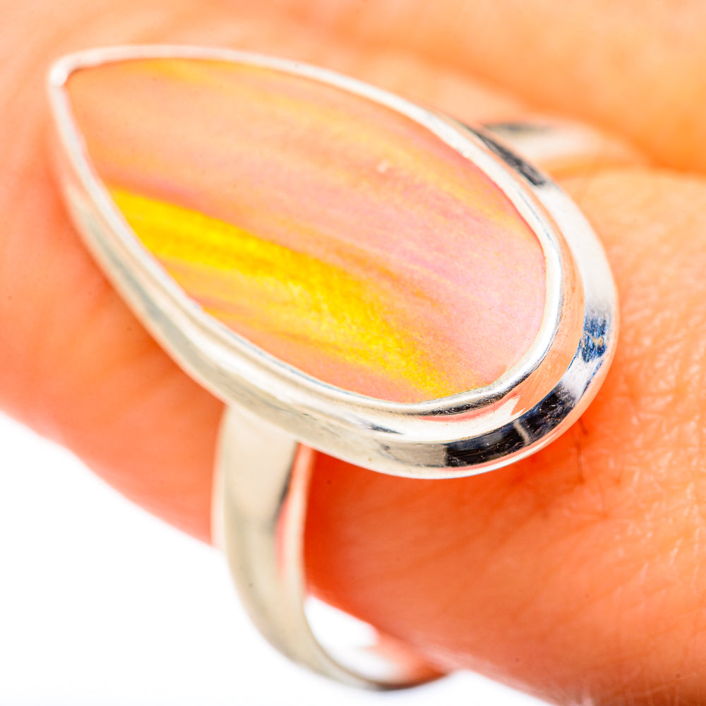 Aura Opal Rings handcrafted by Ana Silver Co - RING127676