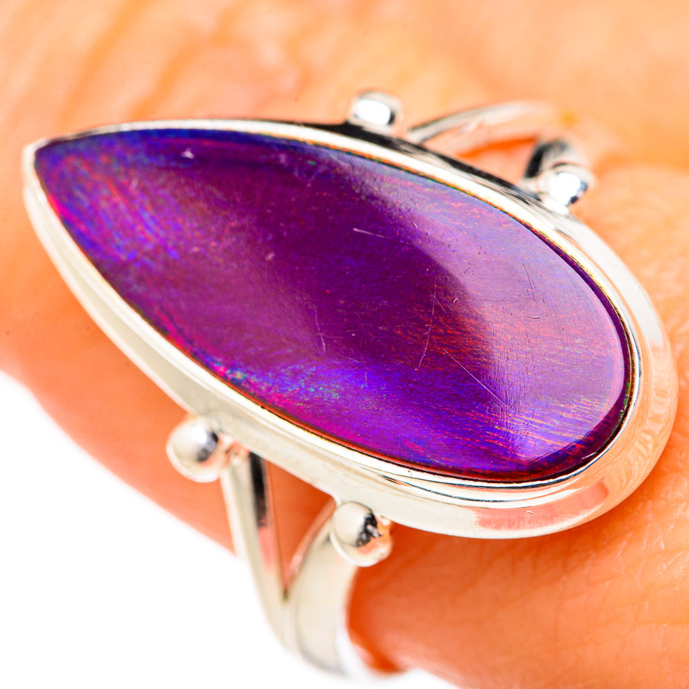 Aura Opal Rings handcrafted by Ana Silver Co - RING127677