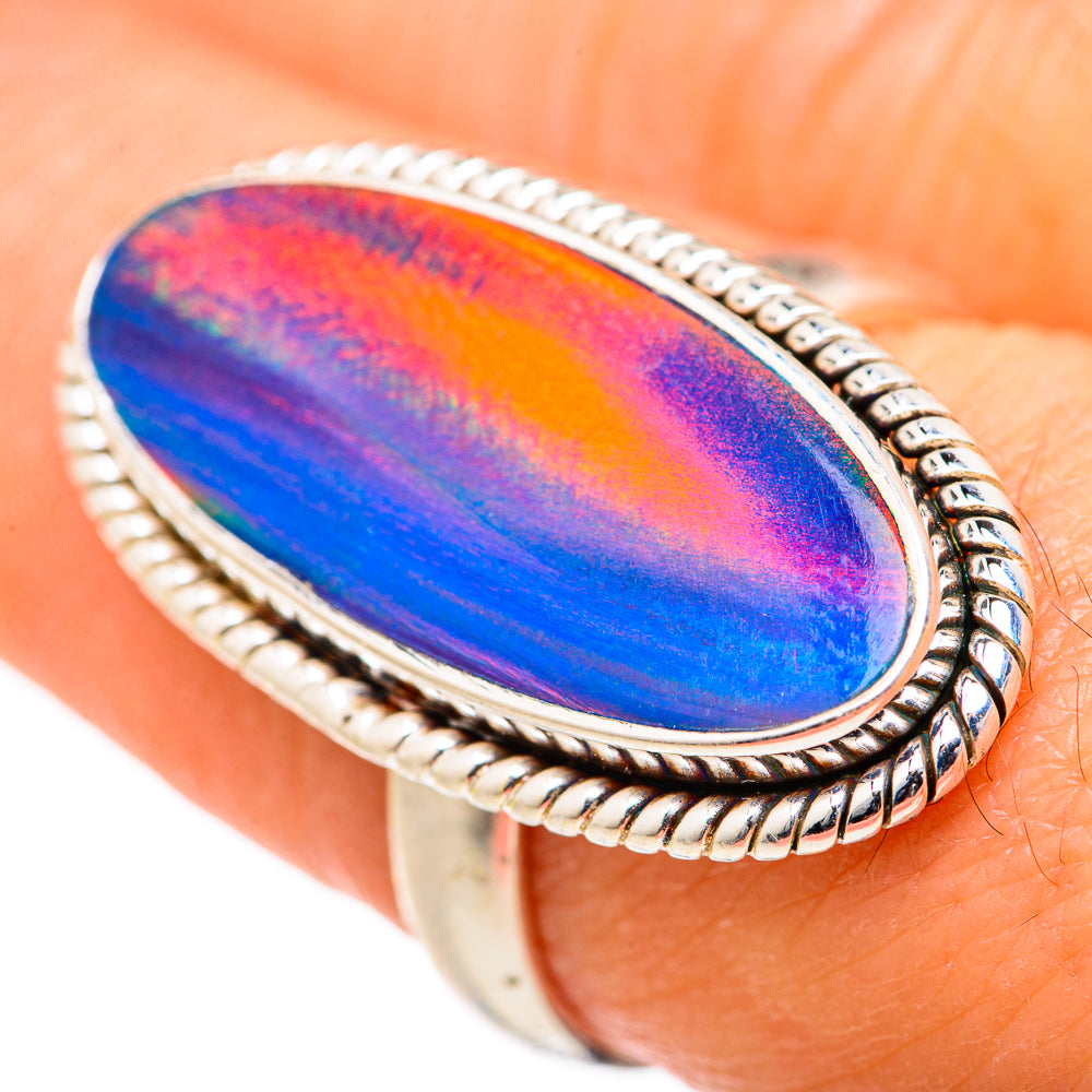 Aura Opal Rings handcrafted by Ana Silver Co - RING127678