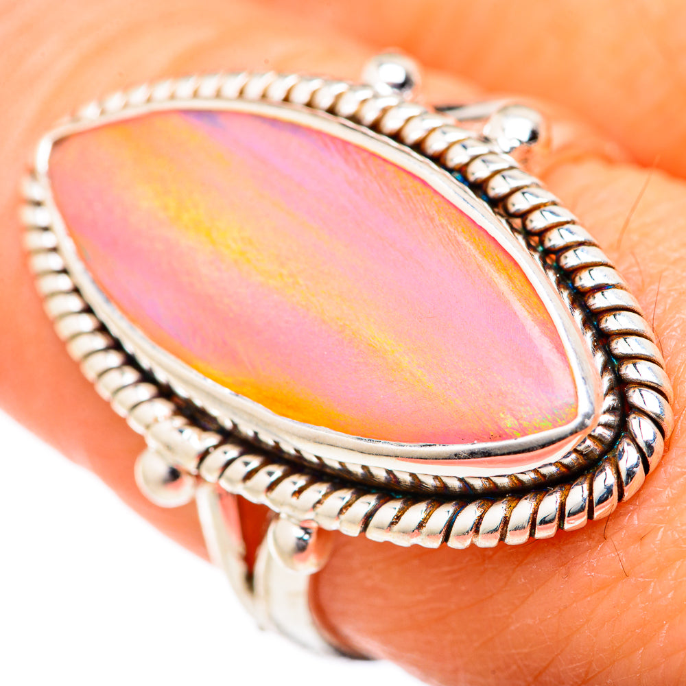 Aura Opal Rings handcrafted by Ana Silver Co - RING127679