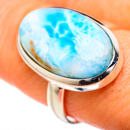 Larimar Rings handcrafted by Ana Silver Co - RING127681