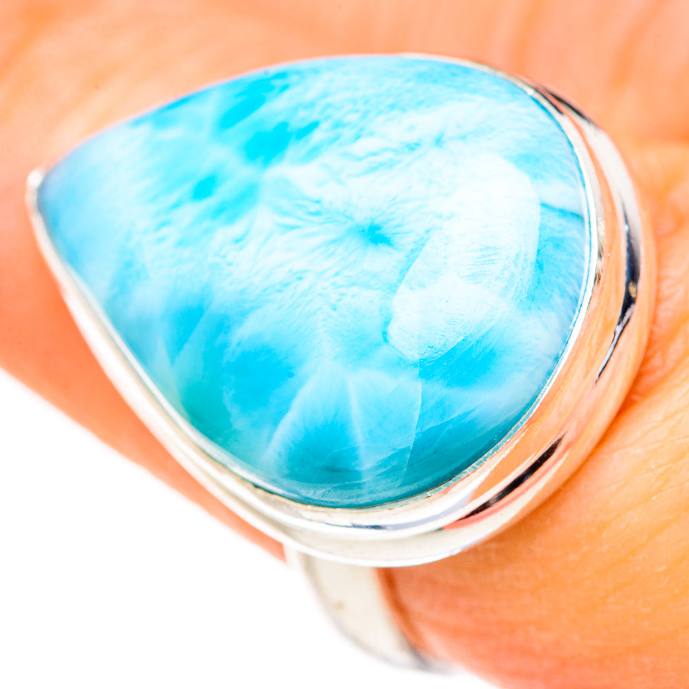 Larimar Rings handcrafted by Ana Silver Co - RING127684