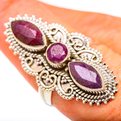 Red Sillimanite Rings handcrafted by Ana Silver Co - RING127690
