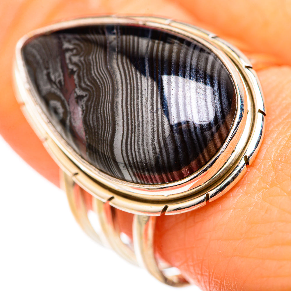 Psilomelane Rings handcrafted by Ana Silver Co - RING127693
