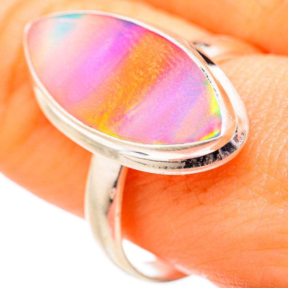 Aura Opal Rings handcrafted by Ana Silver Co - RING127697