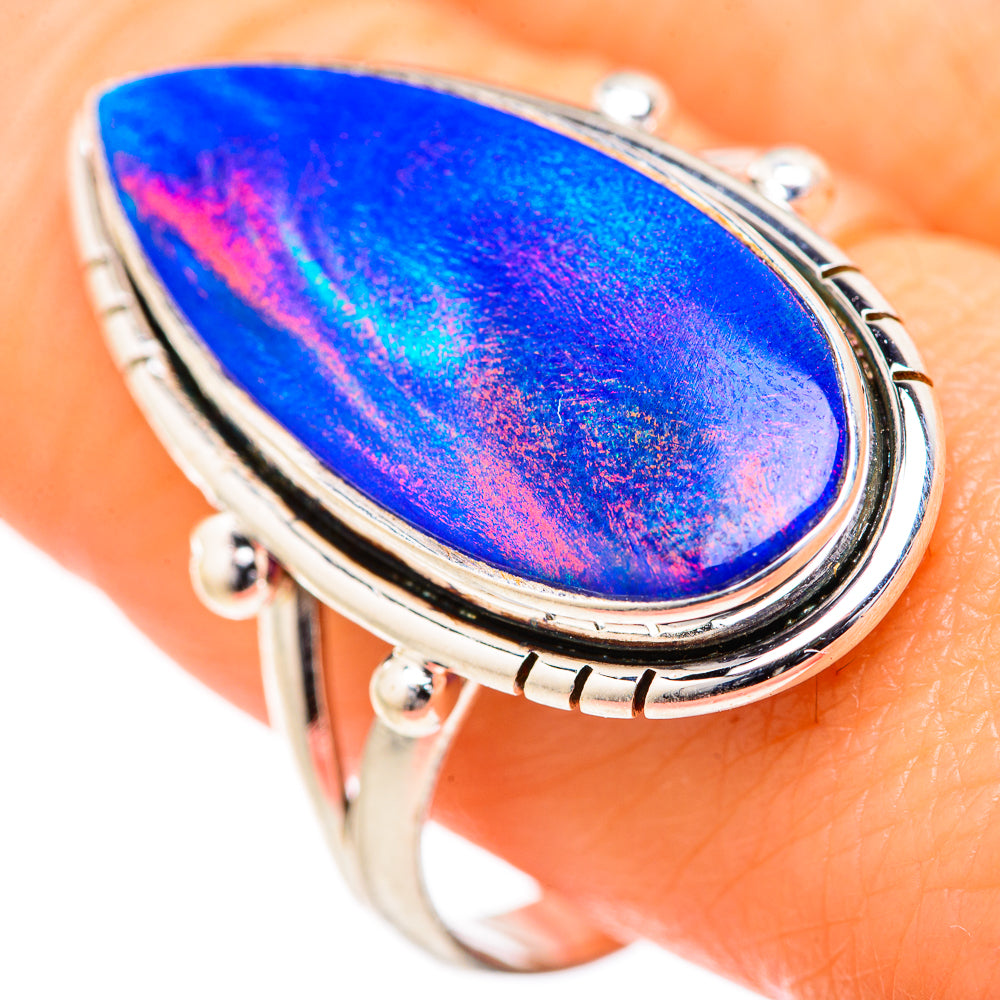 Aura Opal Rings handcrafted by Ana Silver Co - RING127699