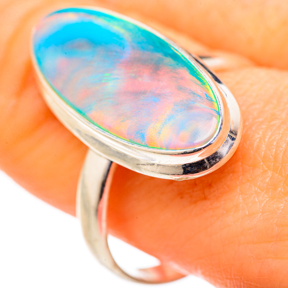 Aura Opal Rings handcrafted by Ana Silver Co - RING127700