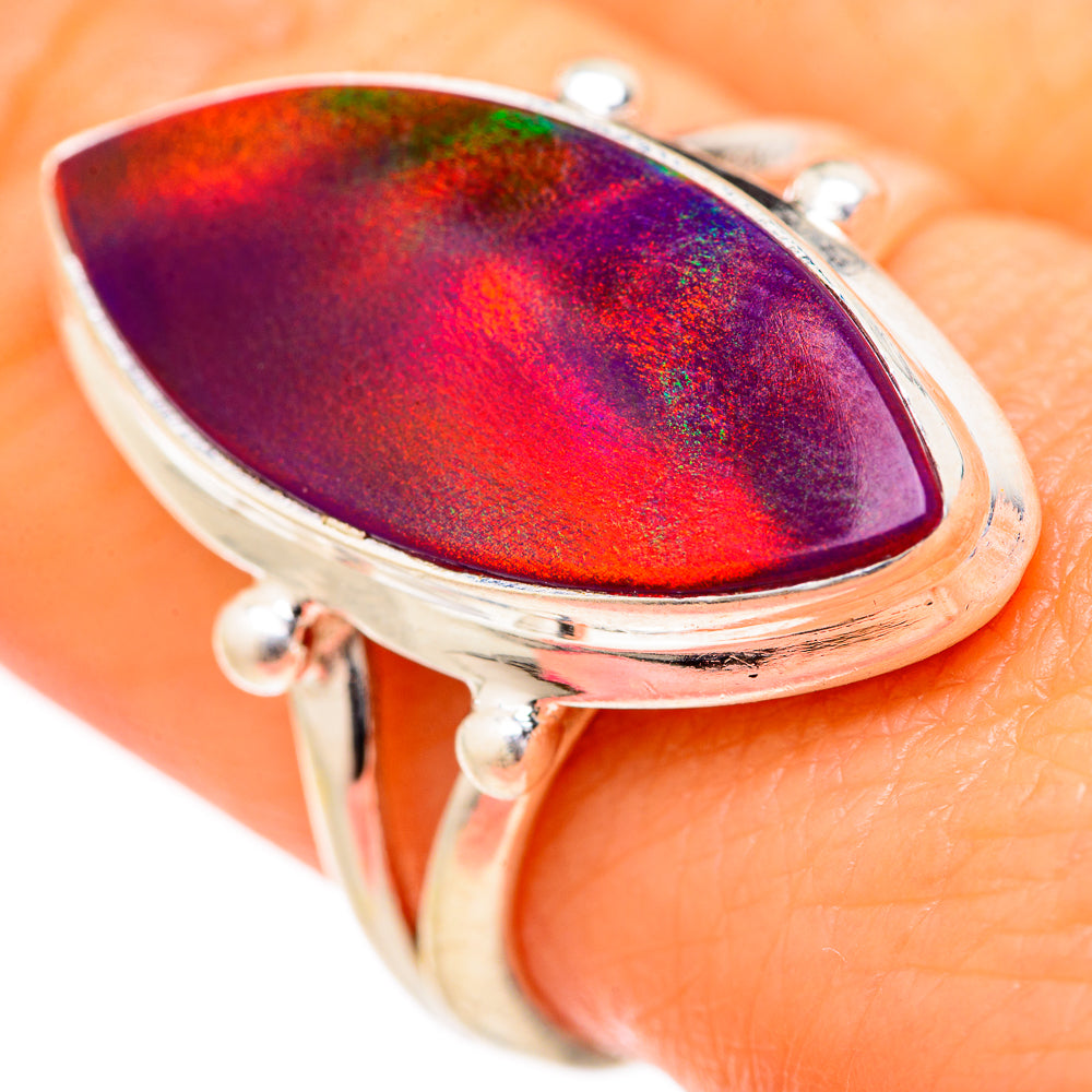 Aura Opal Rings handcrafted by Ana Silver Co - RING127702
