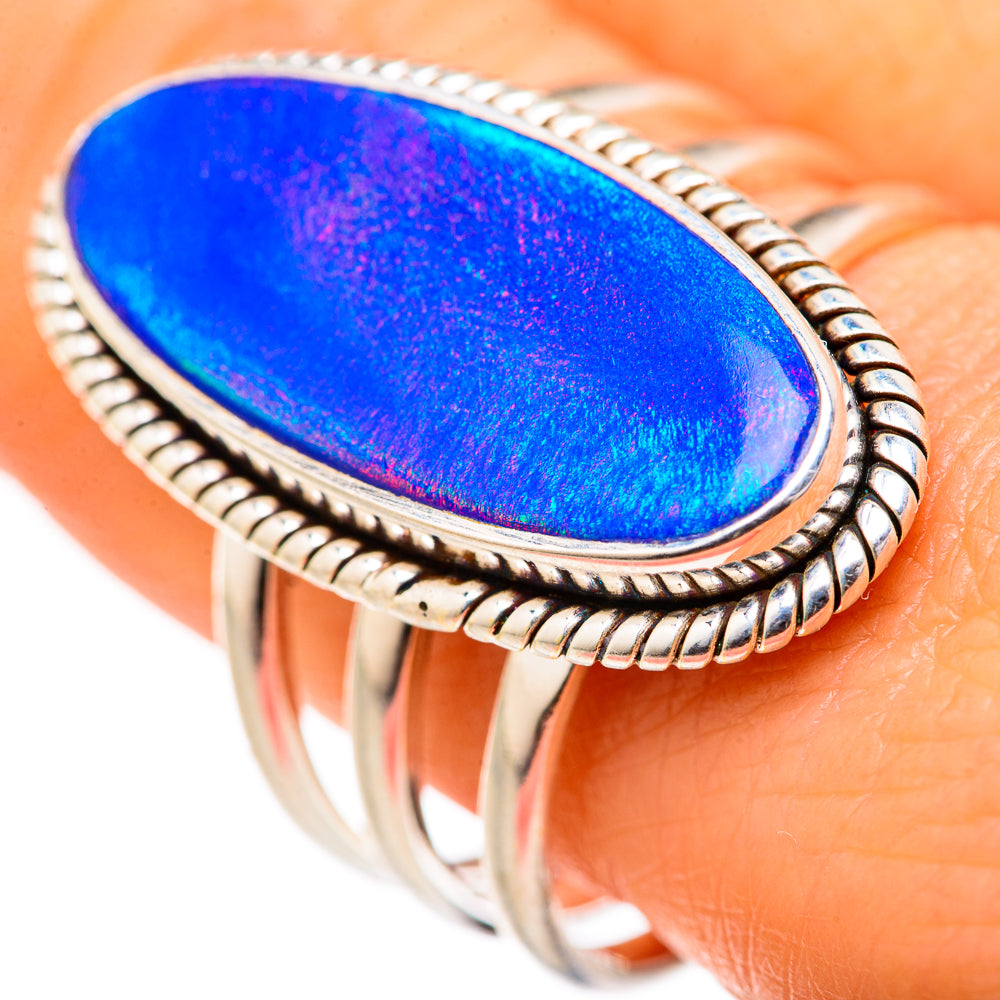 Aura Opal Rings handcrafted by Ana Silver Co - RING127704