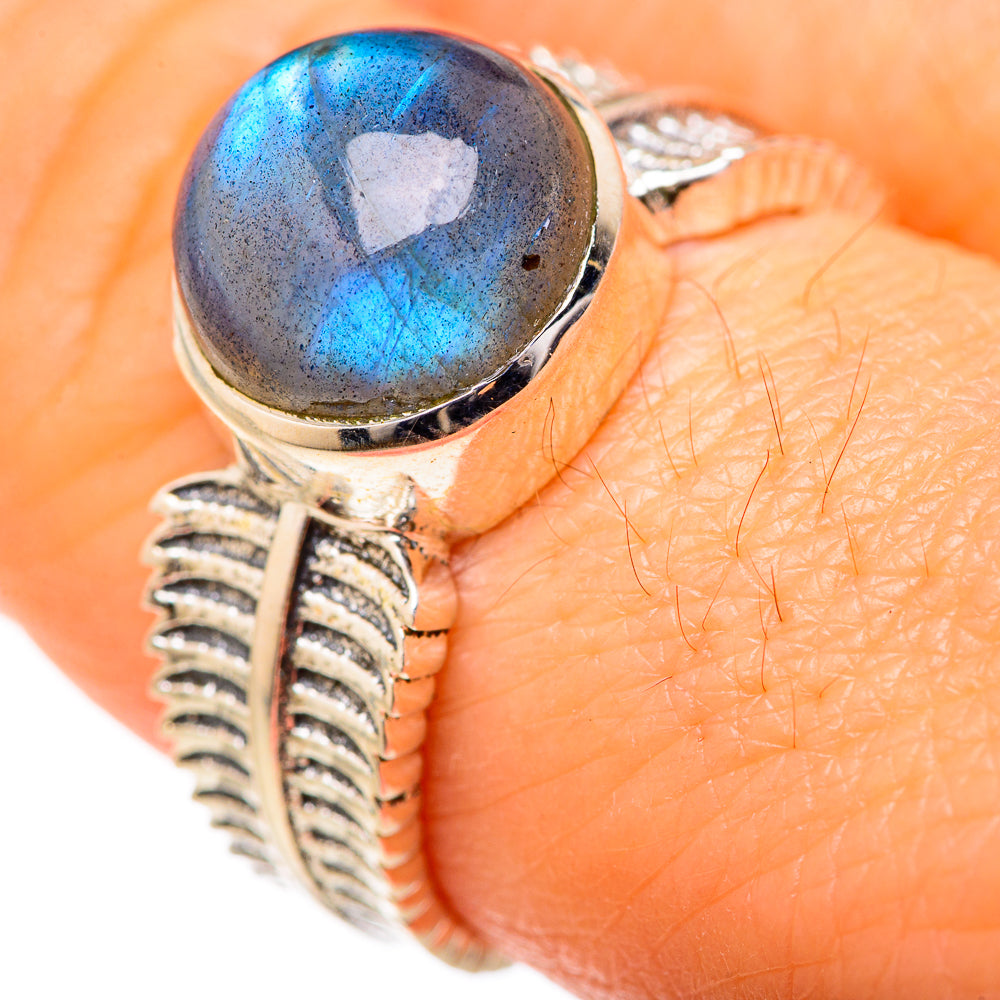 Labradorite Rings handcrafted by Ana Silver Co - RING127707