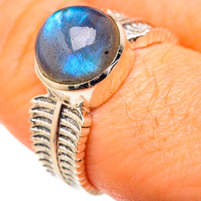 Labradorite Rings handcrafted by Ana Silver Co - RING127707