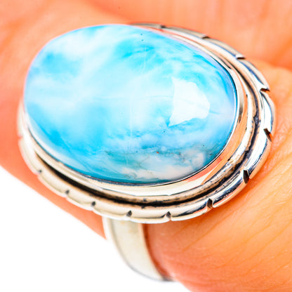 Larimar Rings handcrafted by Ana Silver Co - RING127708
