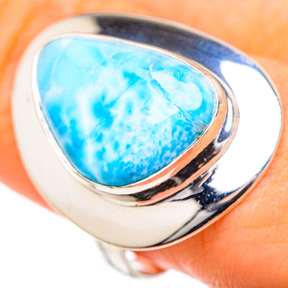 Larimar Rings handcrafted by Ana Silver Co - RING127709