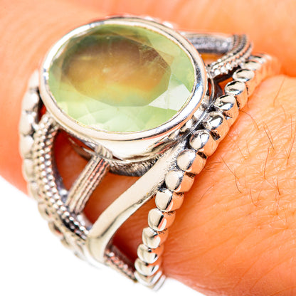 Prehnite Rings handcrafted by Ana Silver Co - RING127712