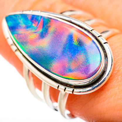 Aura Opal Rings handcrafted by Ana Silver Co - RING127718
