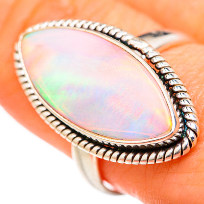 Ethiopian Opal Rings handcrafted by Ana Silver Co - RING127720