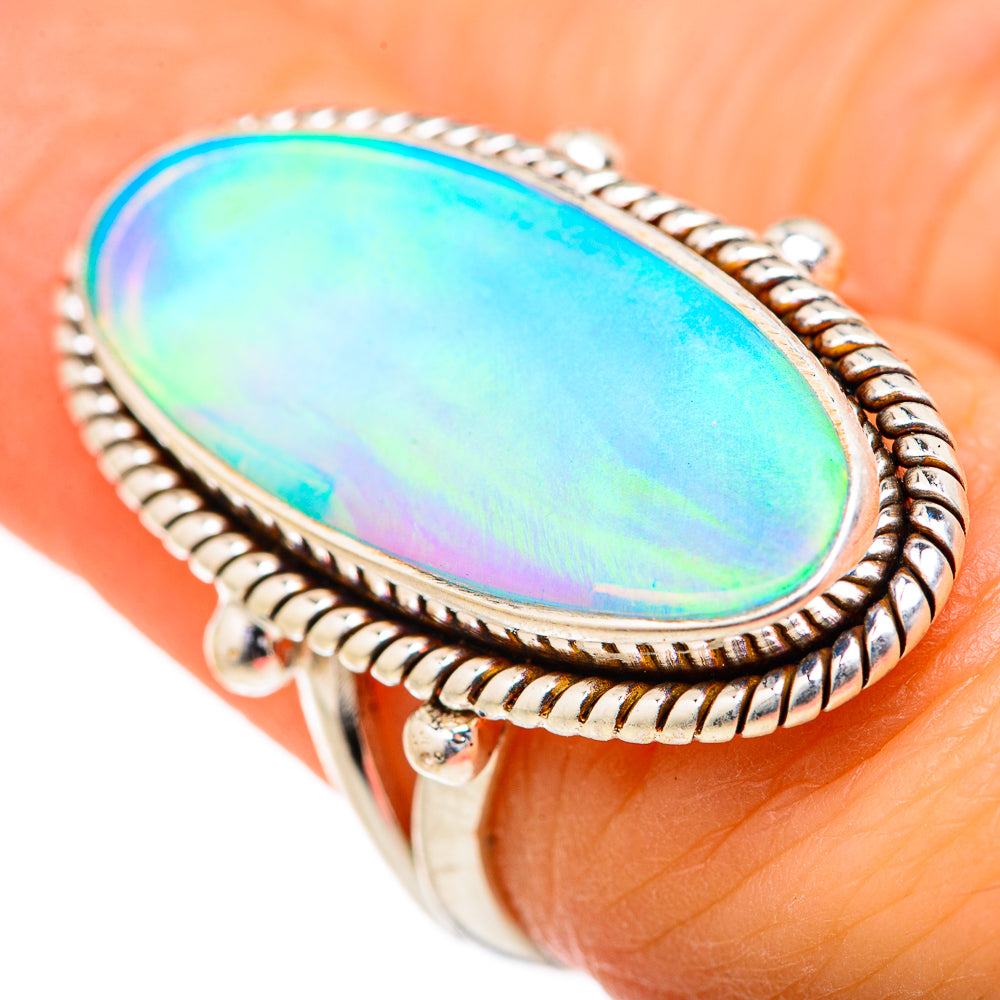 Aura Opal Rings handcrafted by Ana Silver Co - RING127723