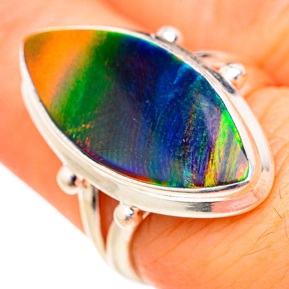 Aura Opal Rings handcrafted by Ana Silver Co - RING127738